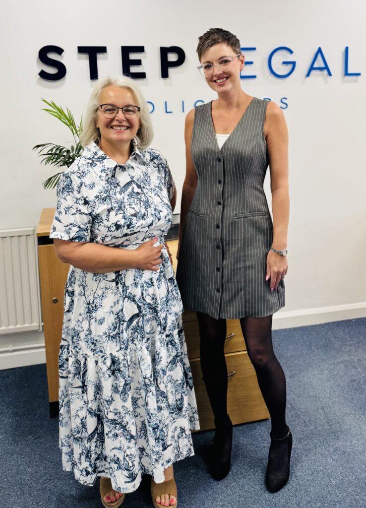 Liz Mayer with Senior Property Lawyer Laura Wilkinson